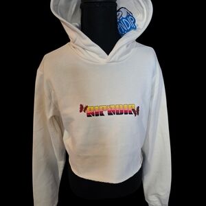 Ripndip White Hoodie with Multicolor Logo